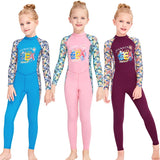 Children's UV-Protective Long-Sleeve Swimwear







