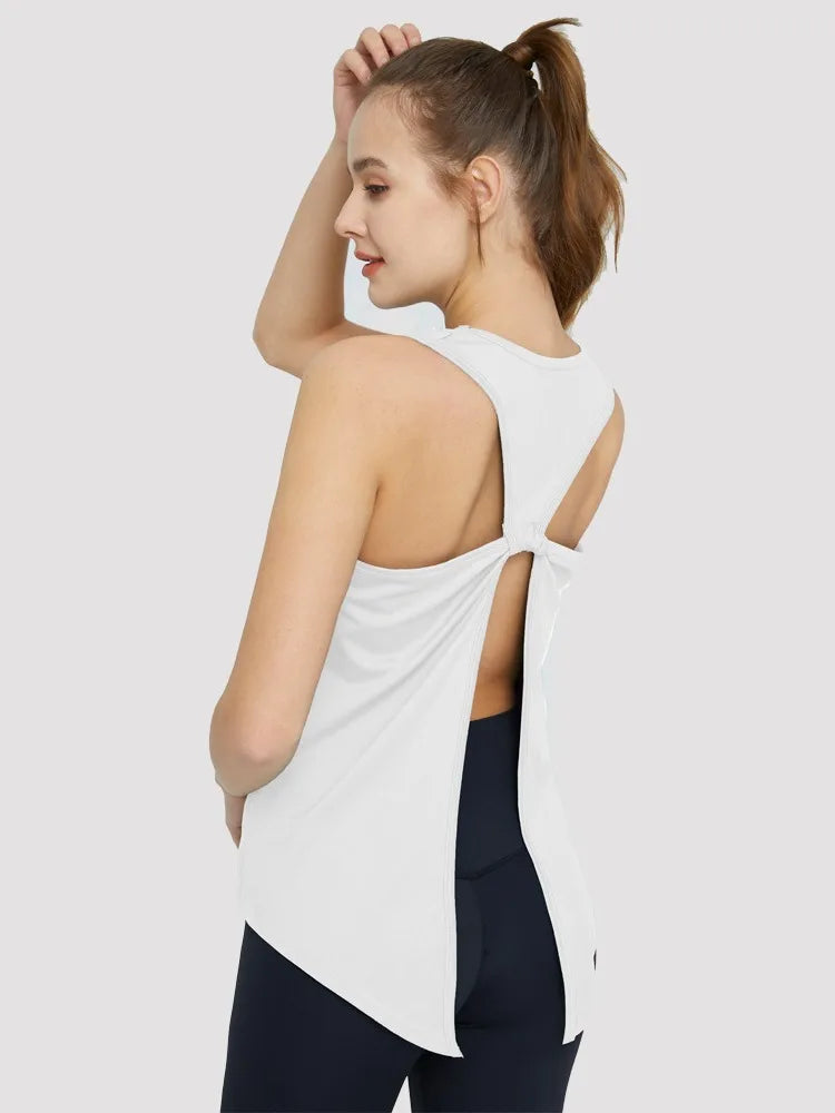 4-Color Sexy Sleeveless Yoga Vest for Women