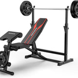 All-in-One Home Gym with Preacher Curl and Bench Press