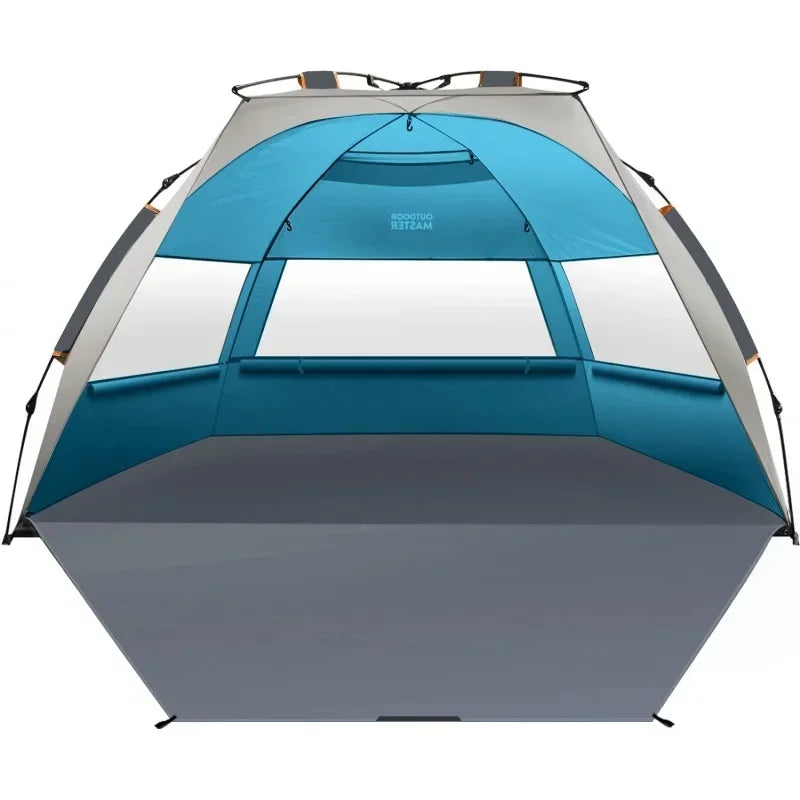 Easy-Set Up 4-Person Beach Tent with UV Protection
