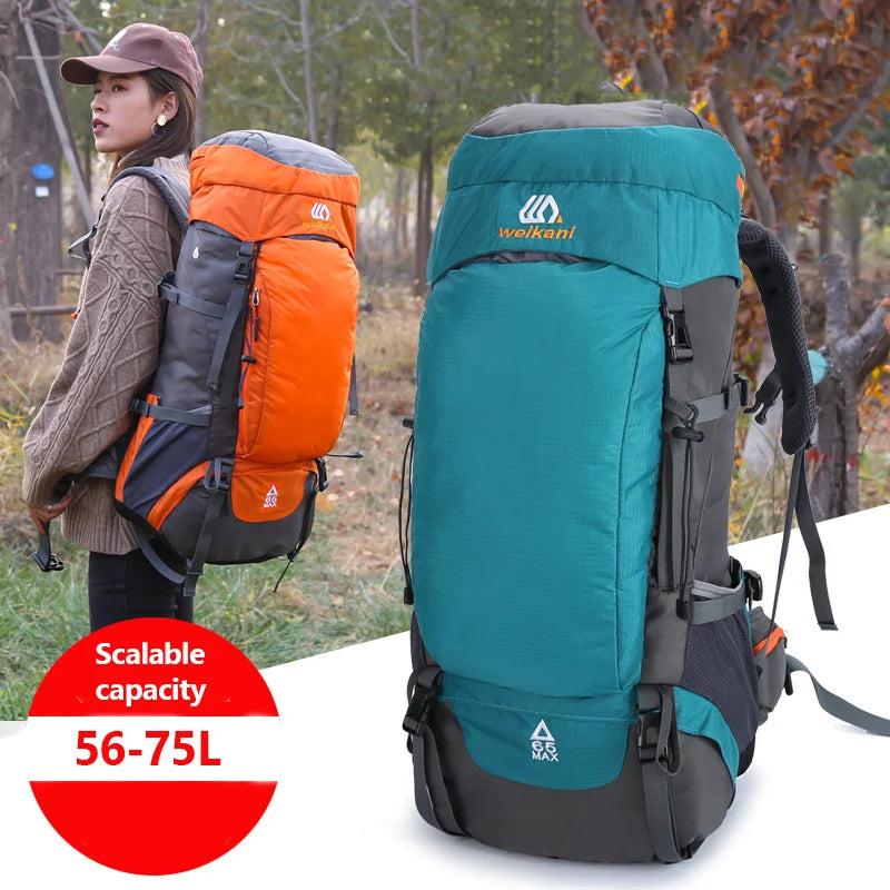 65L Camping Backpack For Hiking Climbing