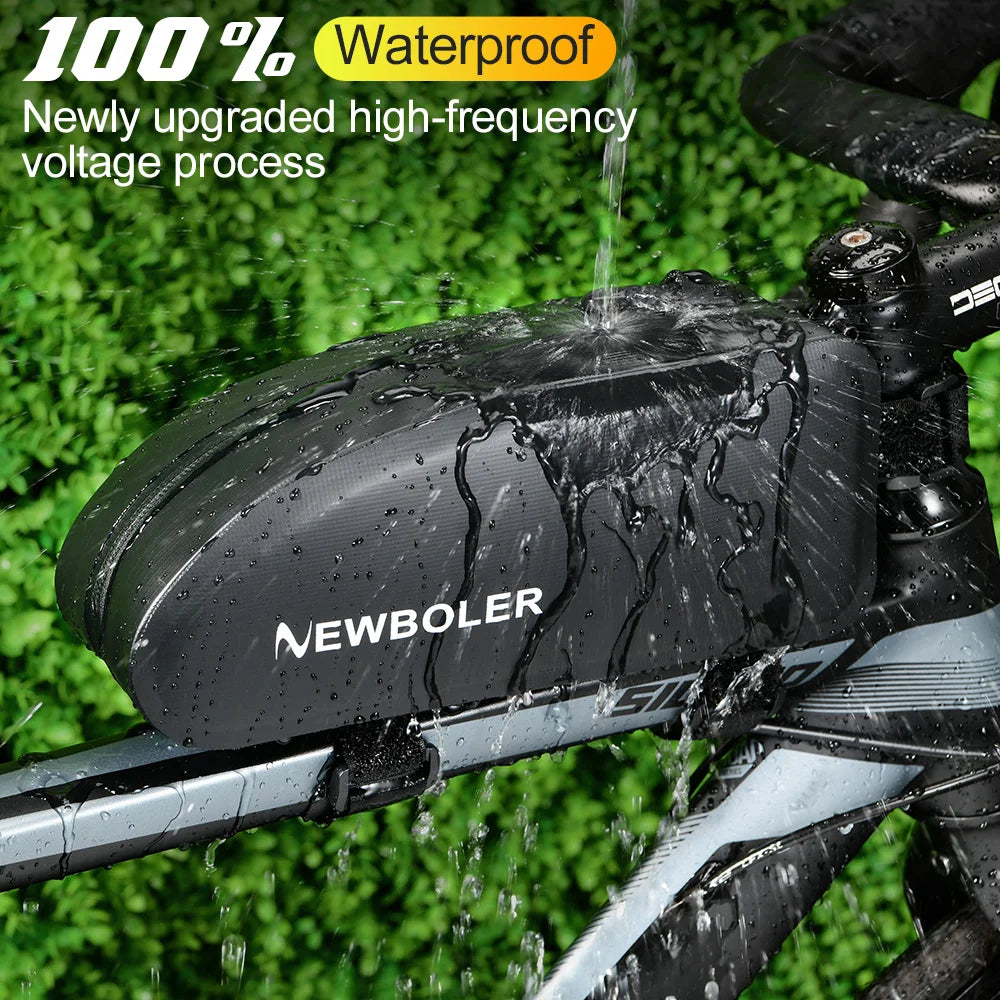 NEWBOLER Bicycle Bag Waterproof Cycling Top Front Tube Frame Bag