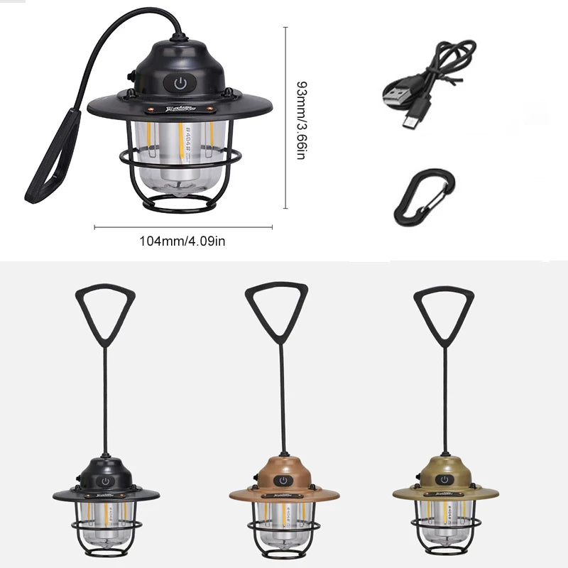 Adventure-Ready Lantern: Portable, Durable, & Bright