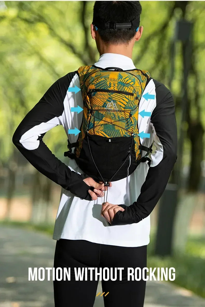 AONIJIE 12L Adjustable Hydration Pack for Outdoor Sports