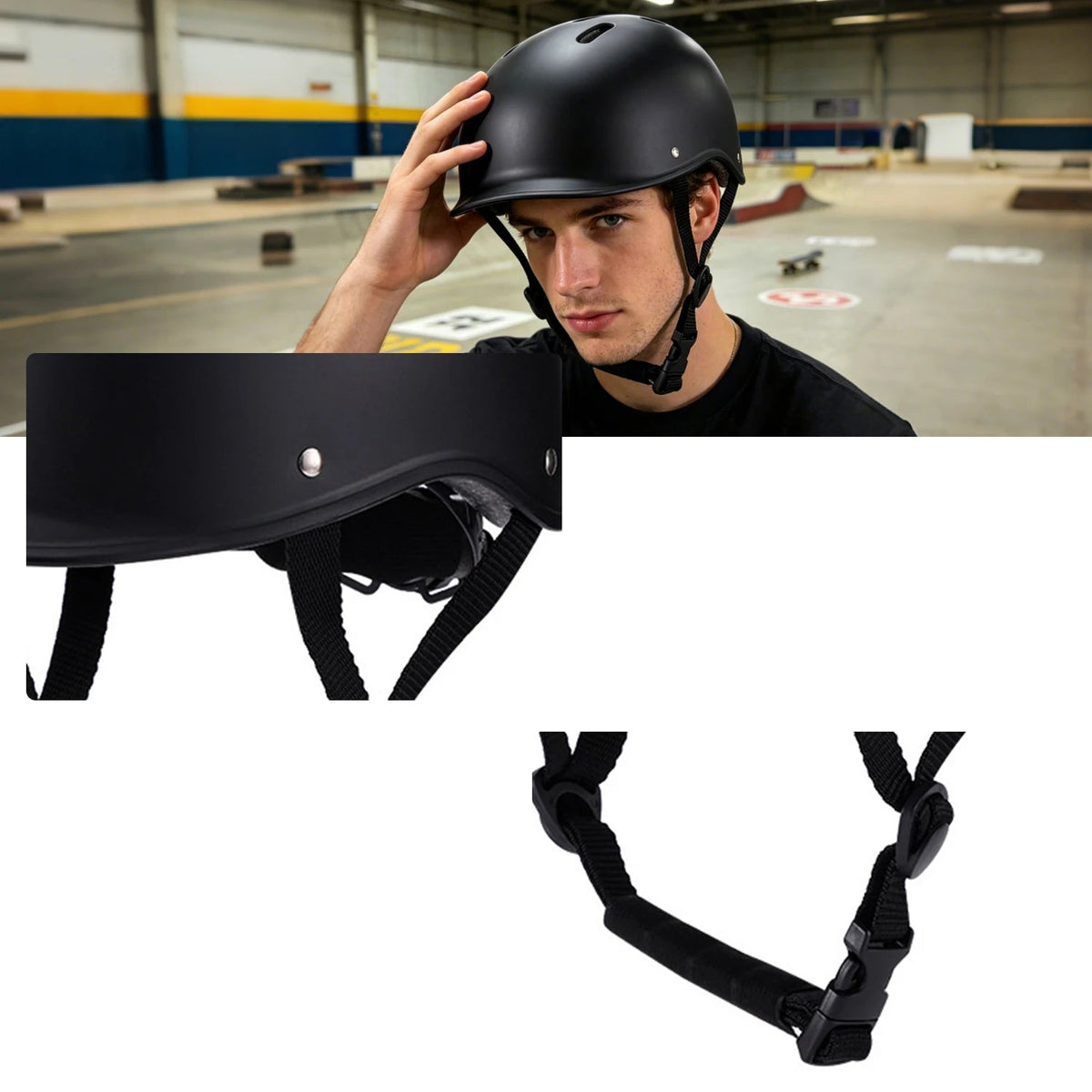 Adult Bike & Skate Helmet Adjustable Multi-Sport Gear