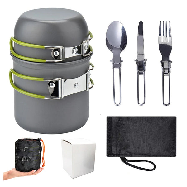 Portable Camping Cookware Set outdoor