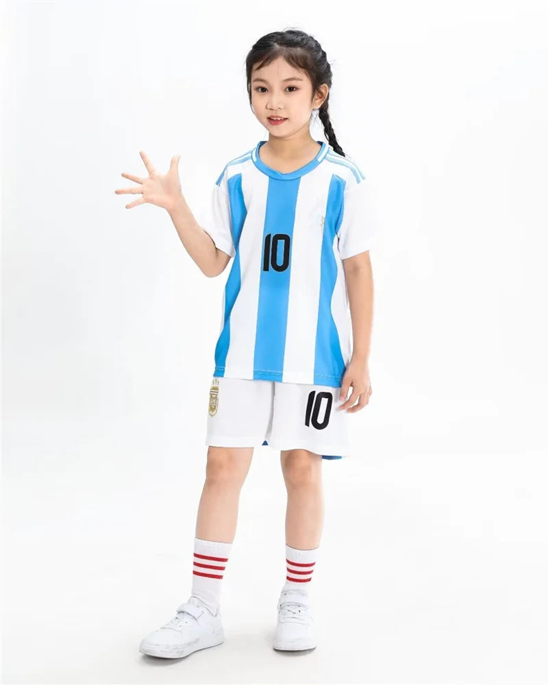 Youth Argentina Soccer Uniforms: Jerseys, Training Wear, and Kits