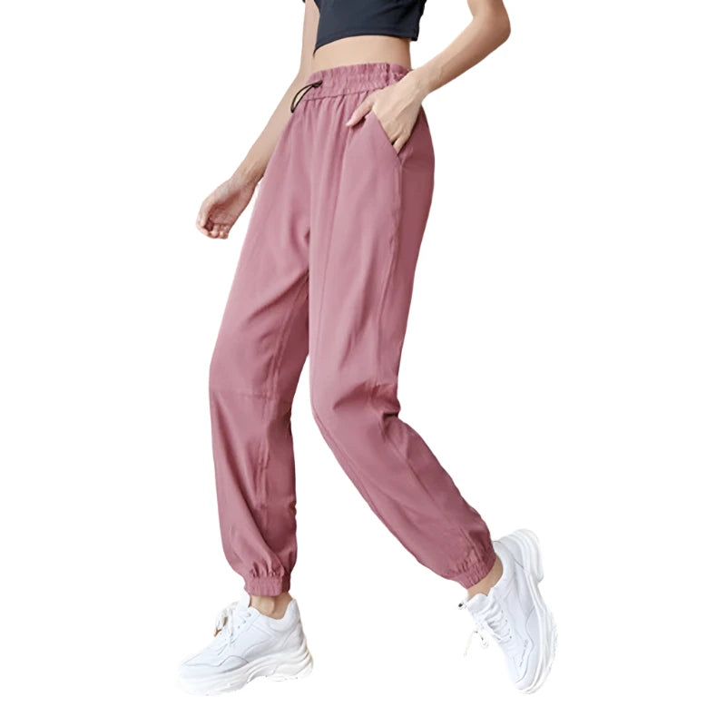 Women's Elastic Waist Yoga & Running Pants