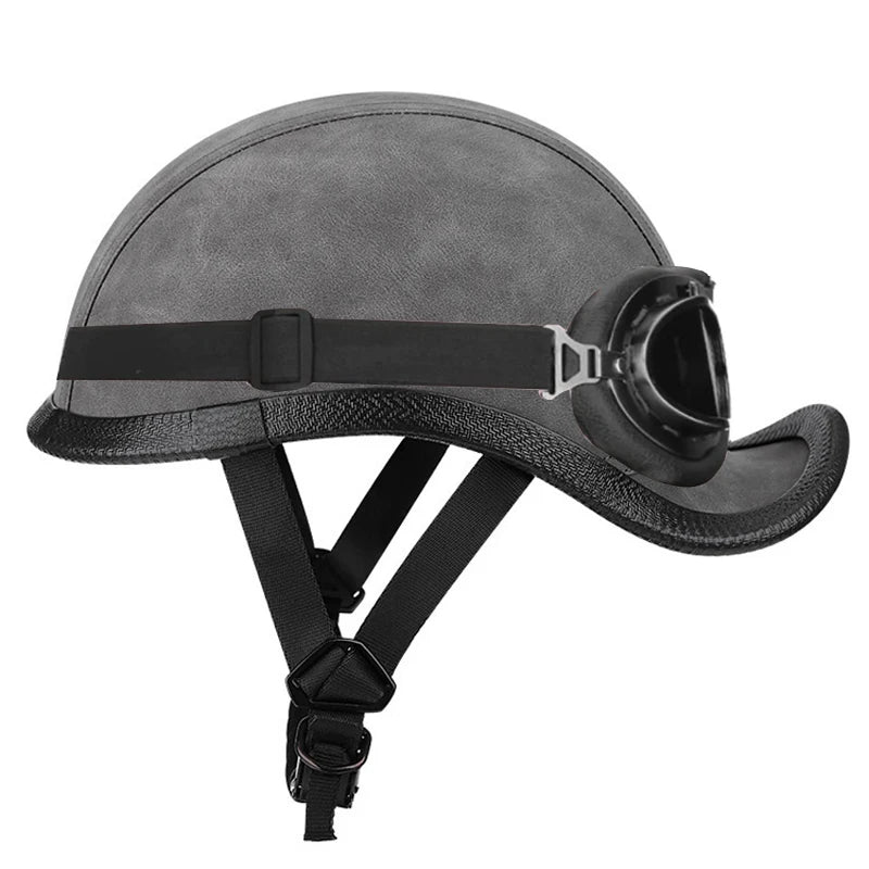 Classic Style, Modern Safety: Retro Half Helmet