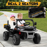 24V 2-Seater Kids Ride-On Dump Truck w/ Remote Control & UTV Style