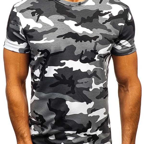 Fashionable Camo Running Tee