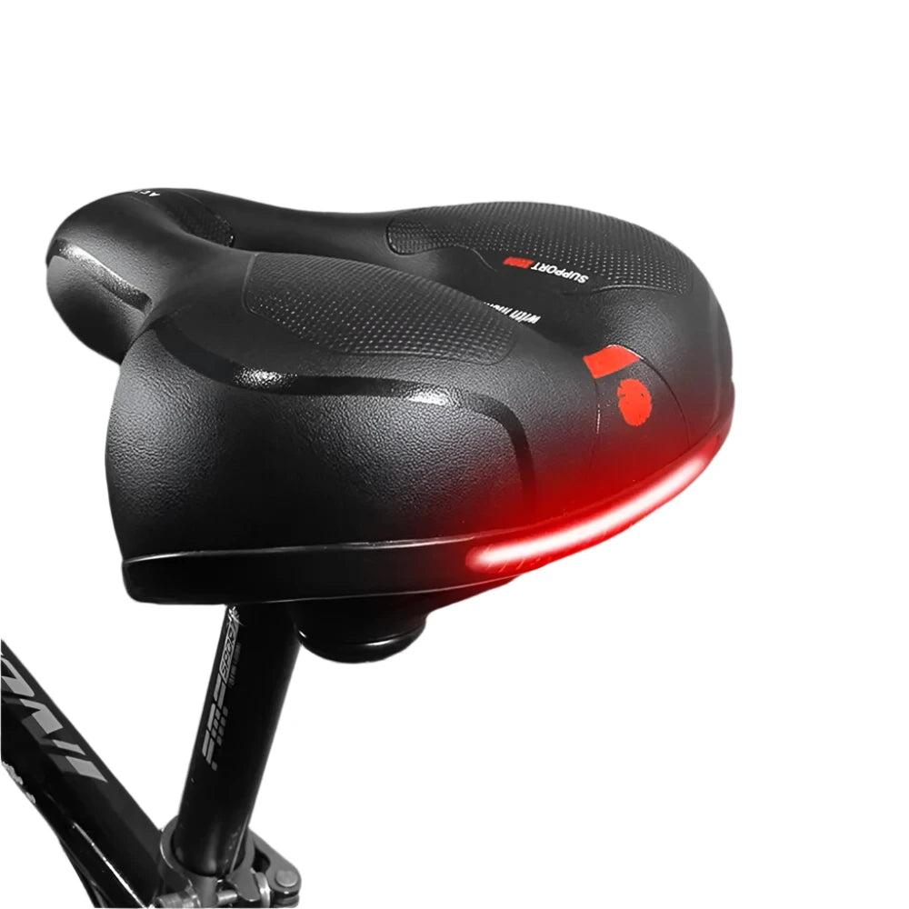 Breathable Comfort: Shock-Absorbing Bike Saddle
