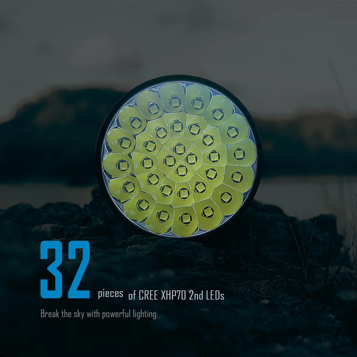 Professional-Grade Searchlight for Outdoor Adventures 24 Hour Sport