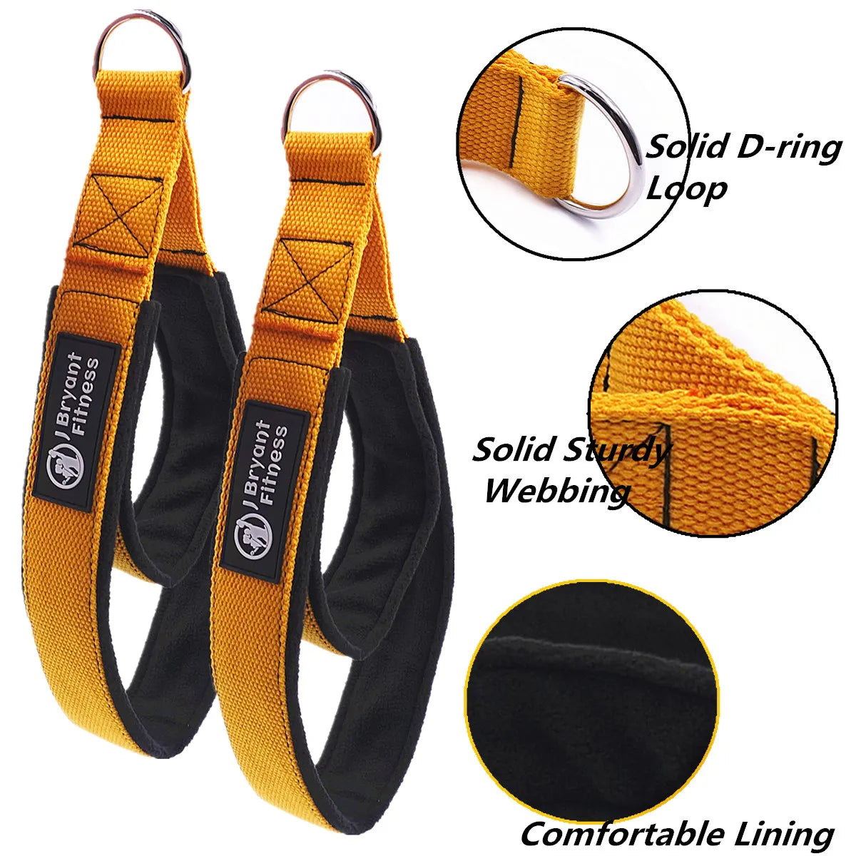 Pilates Double Loop Straps for Reformer (1 Pair)