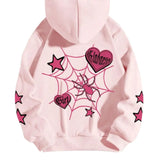 Eye-Catching Spider Star Sweatshirt
