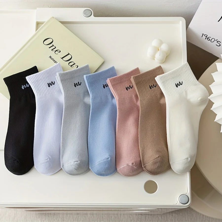 Comfortable & Breathable Letter Print Socks