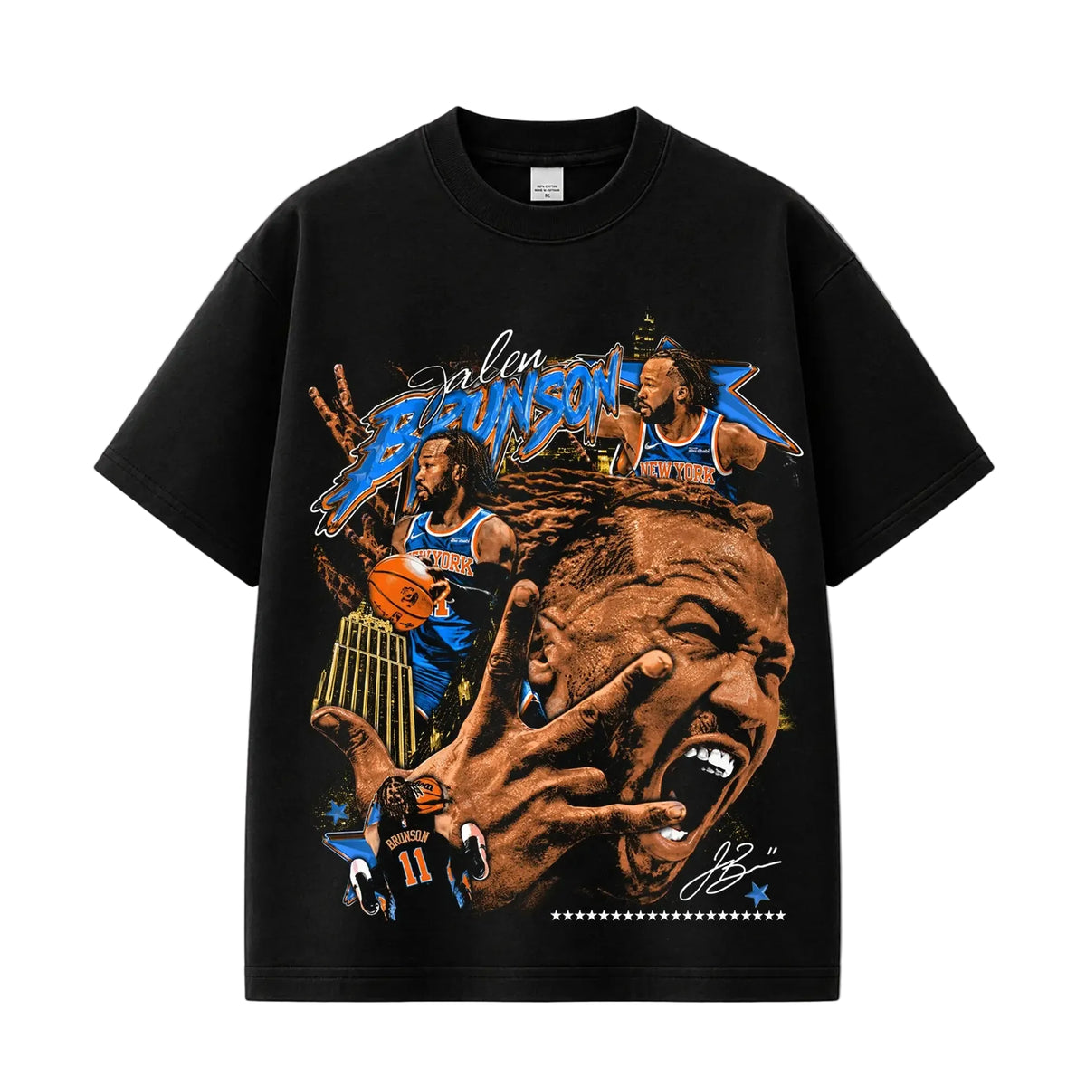 Vintage Jalen Brunson Knicks Nation Basketball Tee