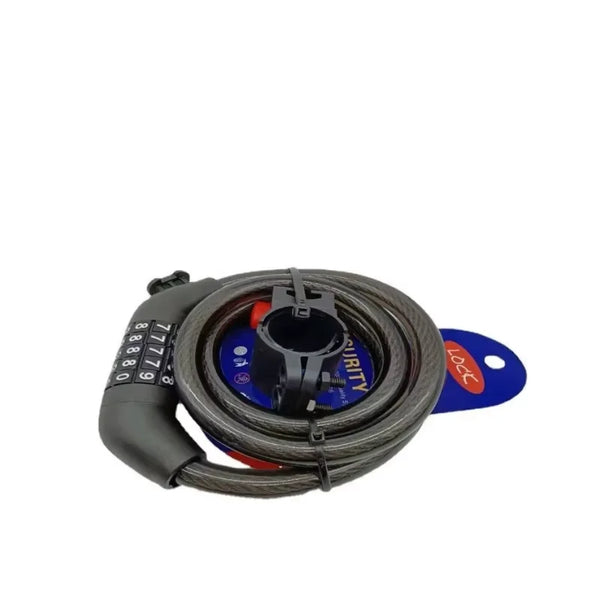 5-Digit Combination Bike Lock Anti-Theft Steel Cable