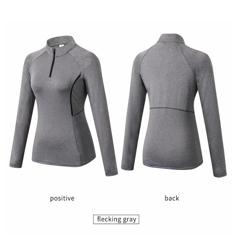 Breathable Long-Sleeve Yoga Shirts for Women