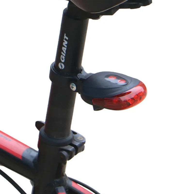 Bicycle Red Tail Light Mountain Laser Light Flashing