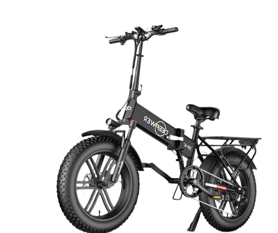 Mountain Folding E-Bike - 48V, 20AH Battery, 35-50 Miles