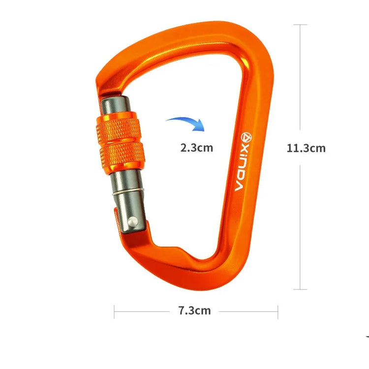 High-Strength Aluminum Carabiner: Perfect for Outdoor EnthusiastsSafety Accessories24 Hour Sport