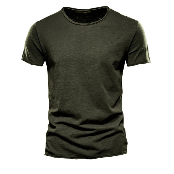 Men's Soft Cotton Casual Slim Fit Summer T-Shirt
