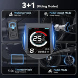 1000W Peak 25MPH Adult Electric Bike, Aluminum Frame, 20'' Fat Tires 24 Hour Sport