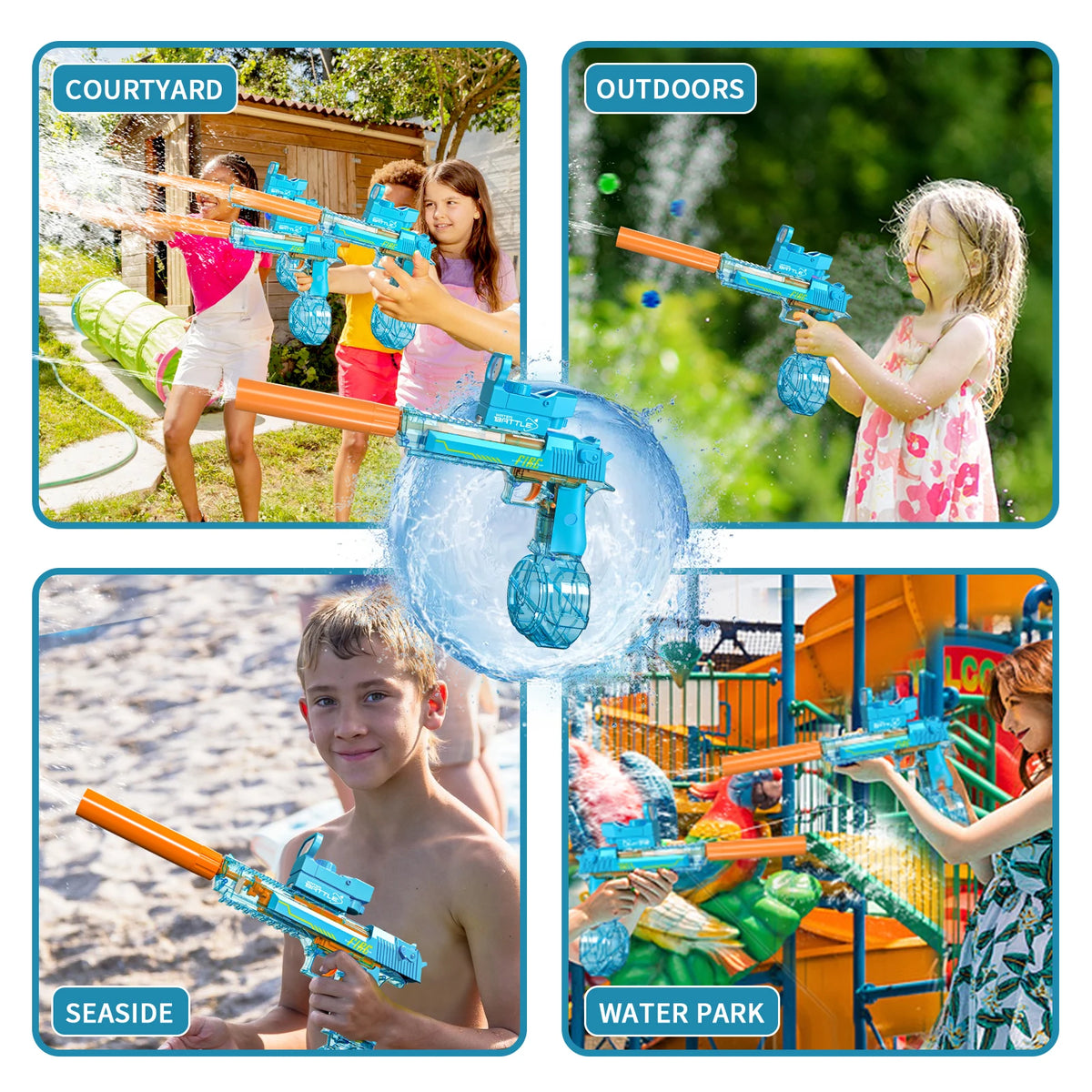 Summer Fun: Electric Water Gun for Outdoor Play