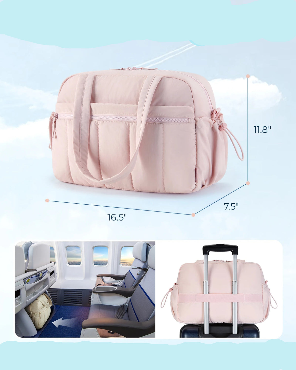 Durable Travel Duffel: Waterproof, Perfect for WeekendsGym Bag24 Hour Sport