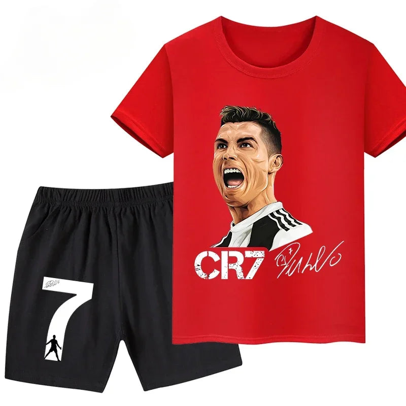 Cristiano Ronaldo Children’s Printed Summer Sports Suit