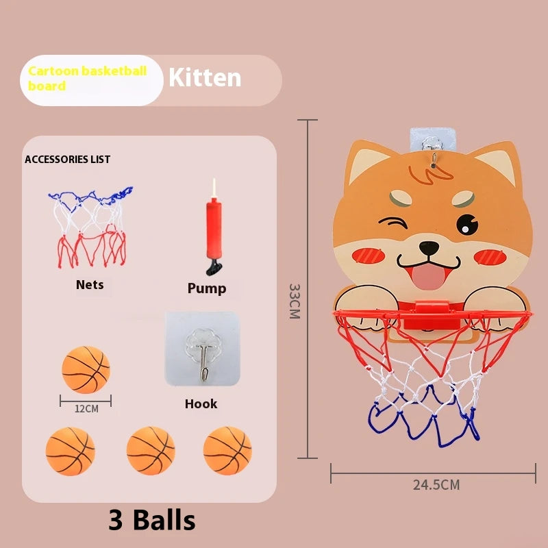 Adjustable Kids' Basketball Hoop Indoor & Outdoor Sports Stand