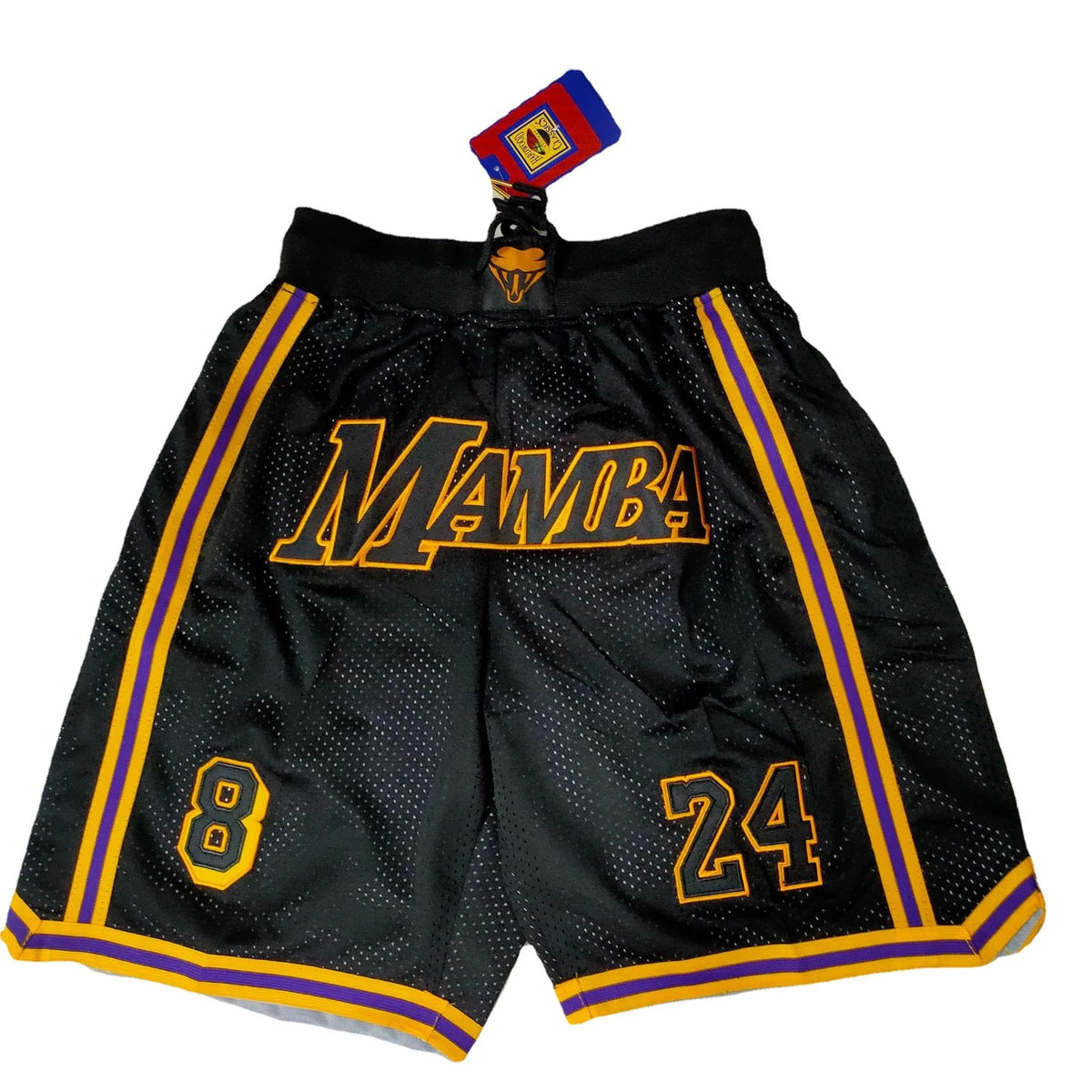 Men's Embroidered Basketball Shorts | Loose, Breathable w/ Zip Pockets