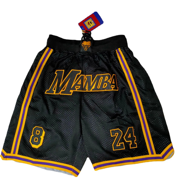 Men's Embroidered Basketball Shorts | Loose, Breathable w/ Zip Pockets