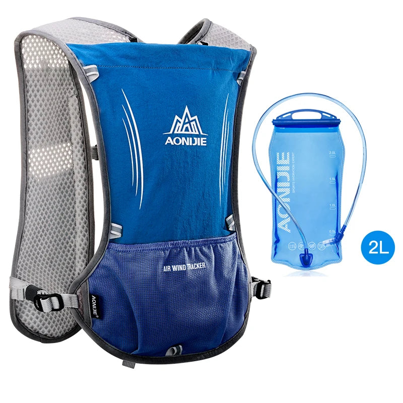 Running Vest: Hydration Pack, Water Bladder, Water Bottles