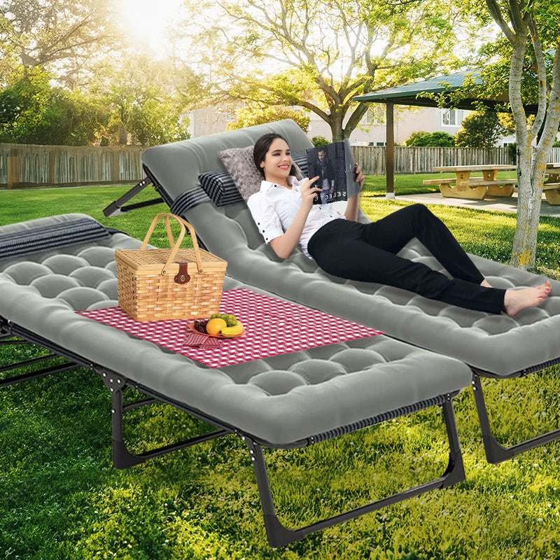 Versatile Folding Bed for Home and Outdoors