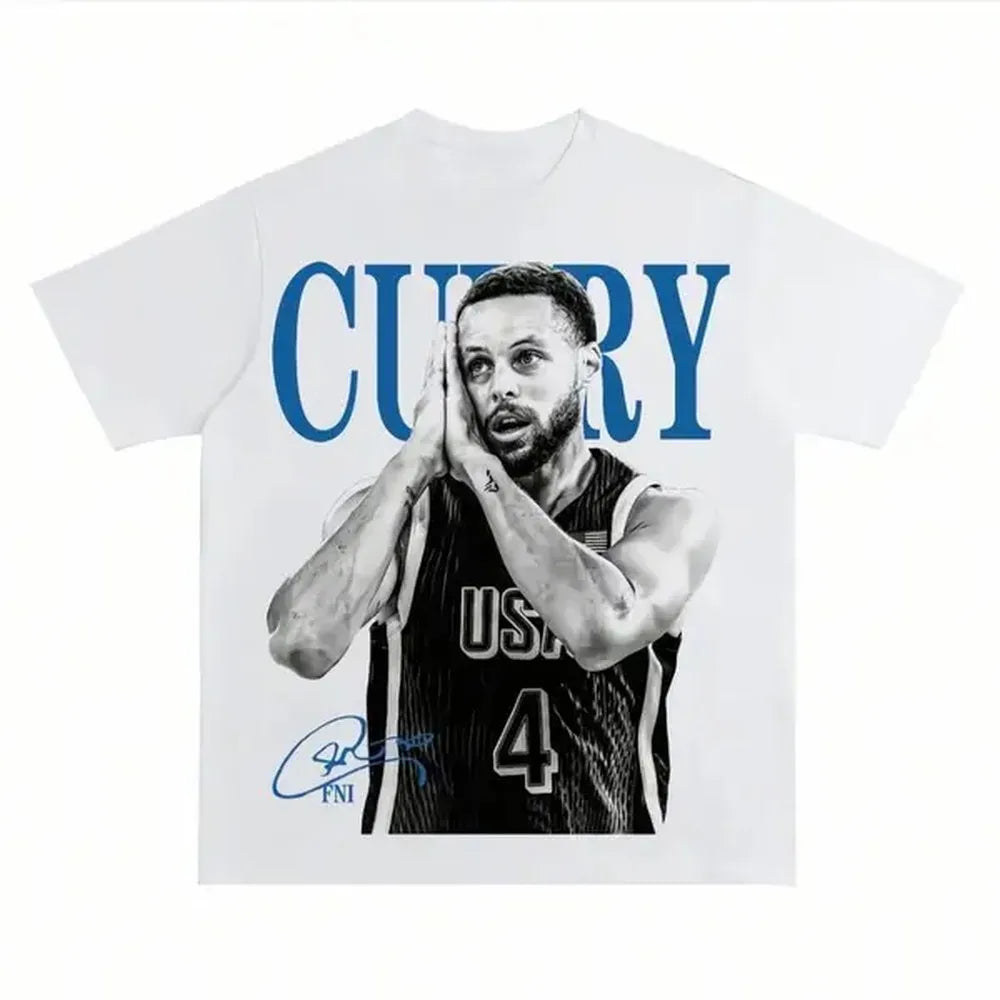 Curry Signature Oversized Basketball T-Shirt