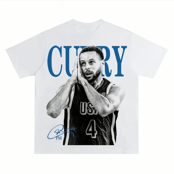 Curry Signature Oversized Basketball T-Shirt