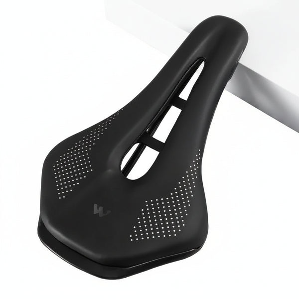 Hollow Road Bike Seat: Wear-Resistant Leather Saddle