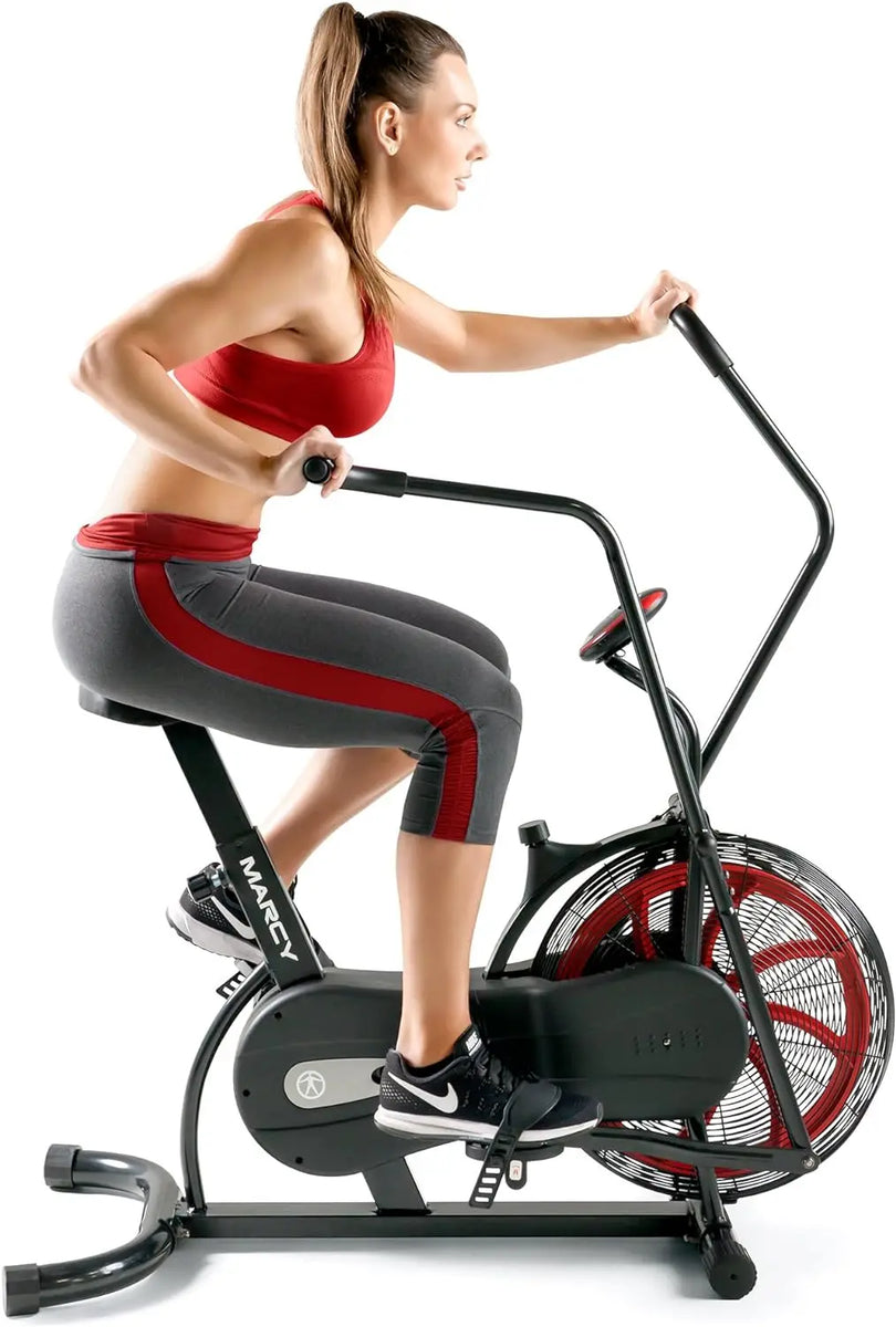 Indoor Cycling Fan Bike with Upper and Lower Body Workout