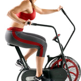 Indoor Cycling Fan Bike with Upper and Lower Body Workout