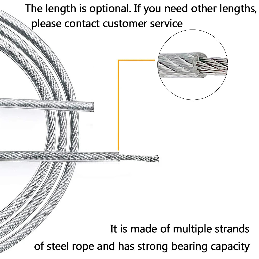 Stainless Steel Wire Rope Kit Guardrail & Camping Line