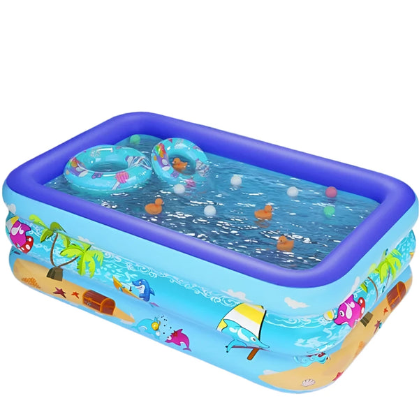 Indoor/Outdoor Inflatable Pool for All Ages (60/111/120cm)
