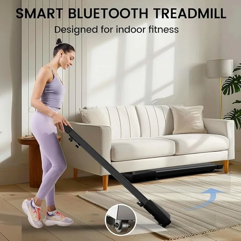 Compact Walking Treadmill for Home & Office with App & Remote