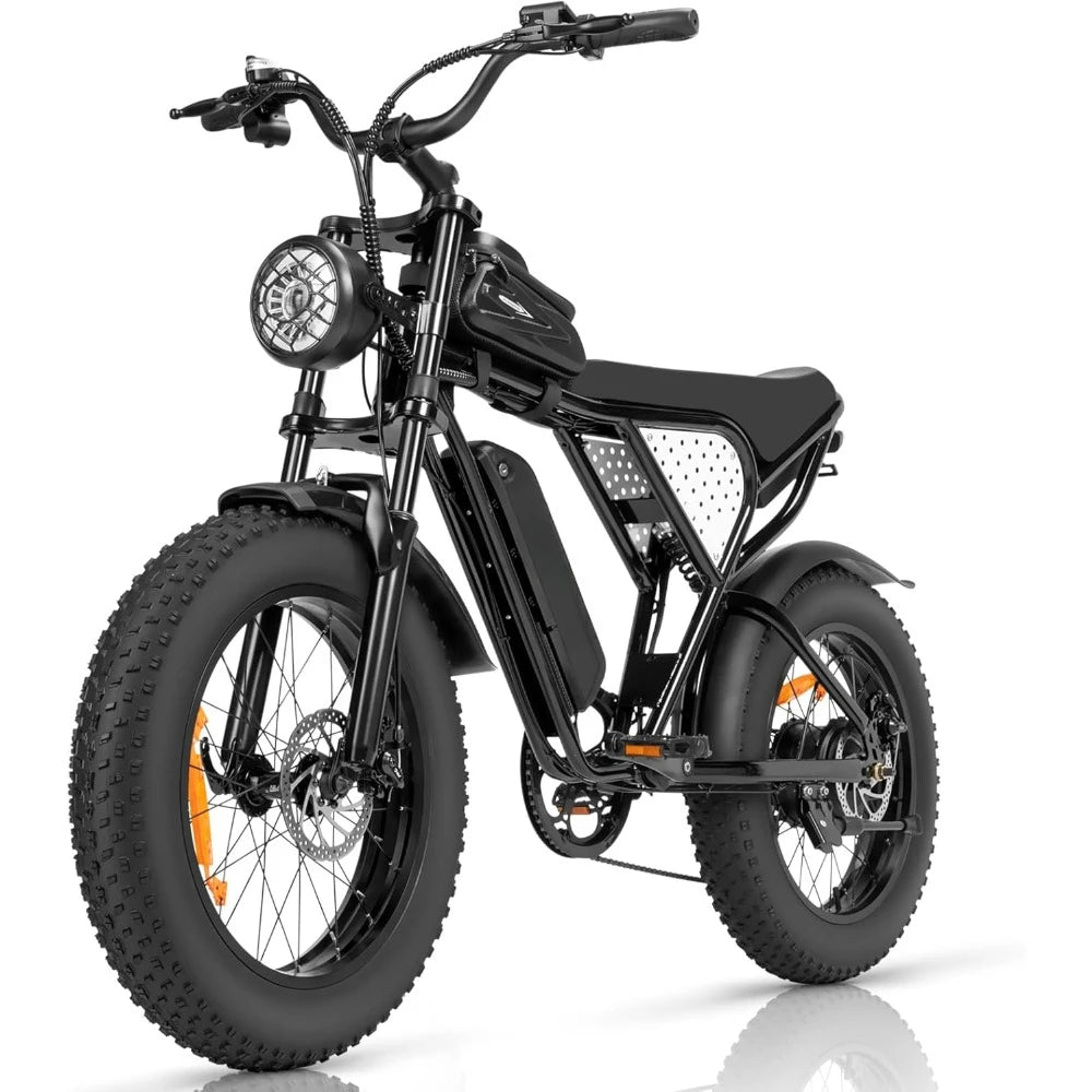 Electric Bike 1000/2000W: 25-37MPH, Long-Range, Fat Tires