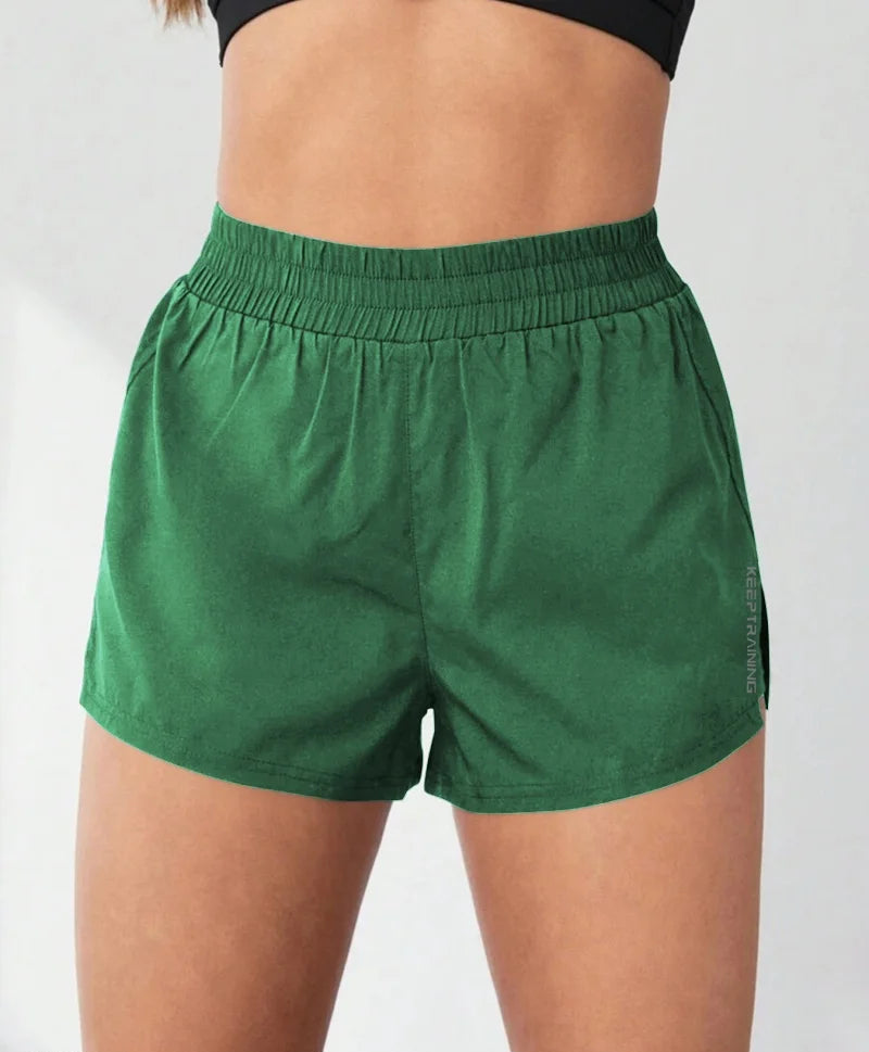 Quick-Dry 2-in-1 Running & Gym Shorts for Women