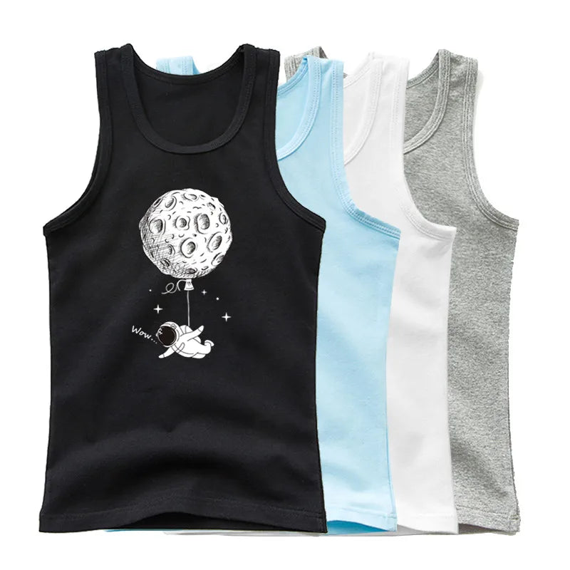 Baby & Toddler Boys Space Rocket Sleeveless T-Shirt