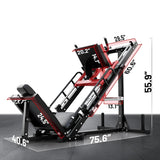 Pro-Grade Leg Press for Home Gyms Hack Squat IncludedWeight benches24 Hour Sport