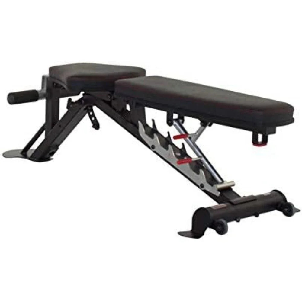 Incline, Decline, and Flat Workout Bench for Weightlifting and Abs