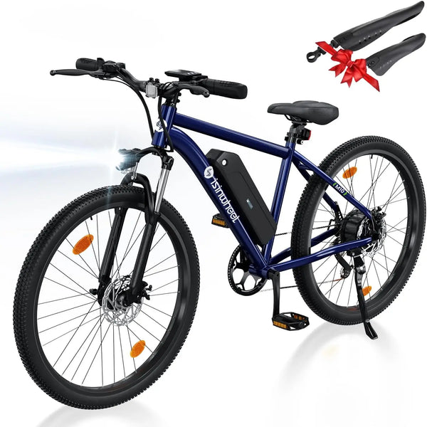 20MPH Electric Mountain Bike with Removable Battery & 35-Speeds